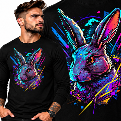 LONGSLEEVE ZWIERZĘTA    BAD RABIT 3